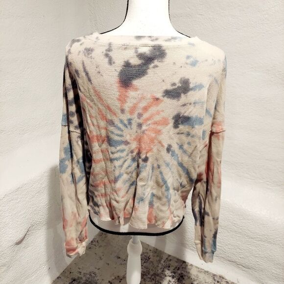 Love Vintage tie dye top crop style womens size large - Picture 5 of 6